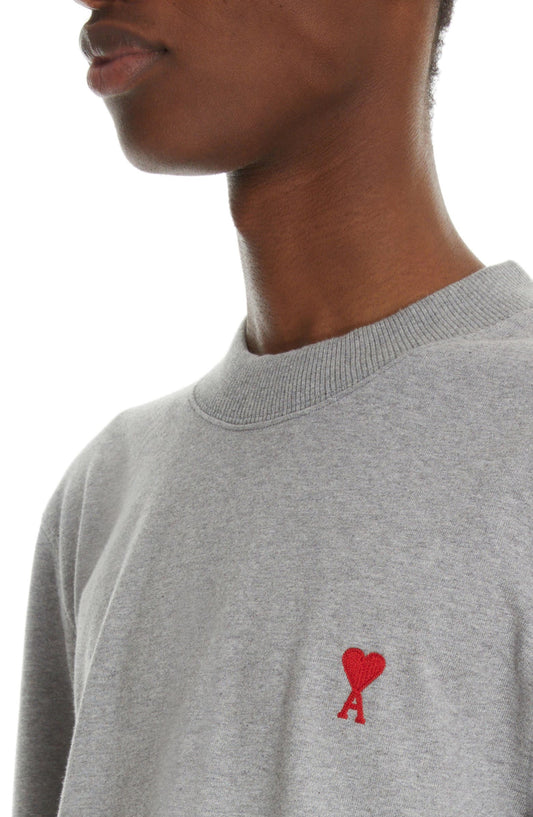 Men's Embroidered Logo Organic Cotton Sweatshirt