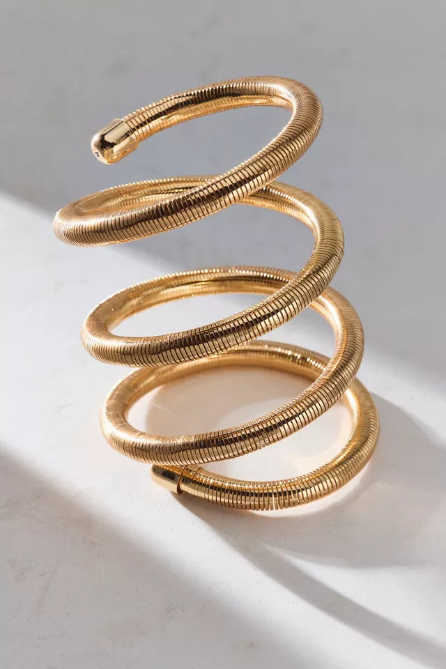 Metal Coil Wrap Bracelet