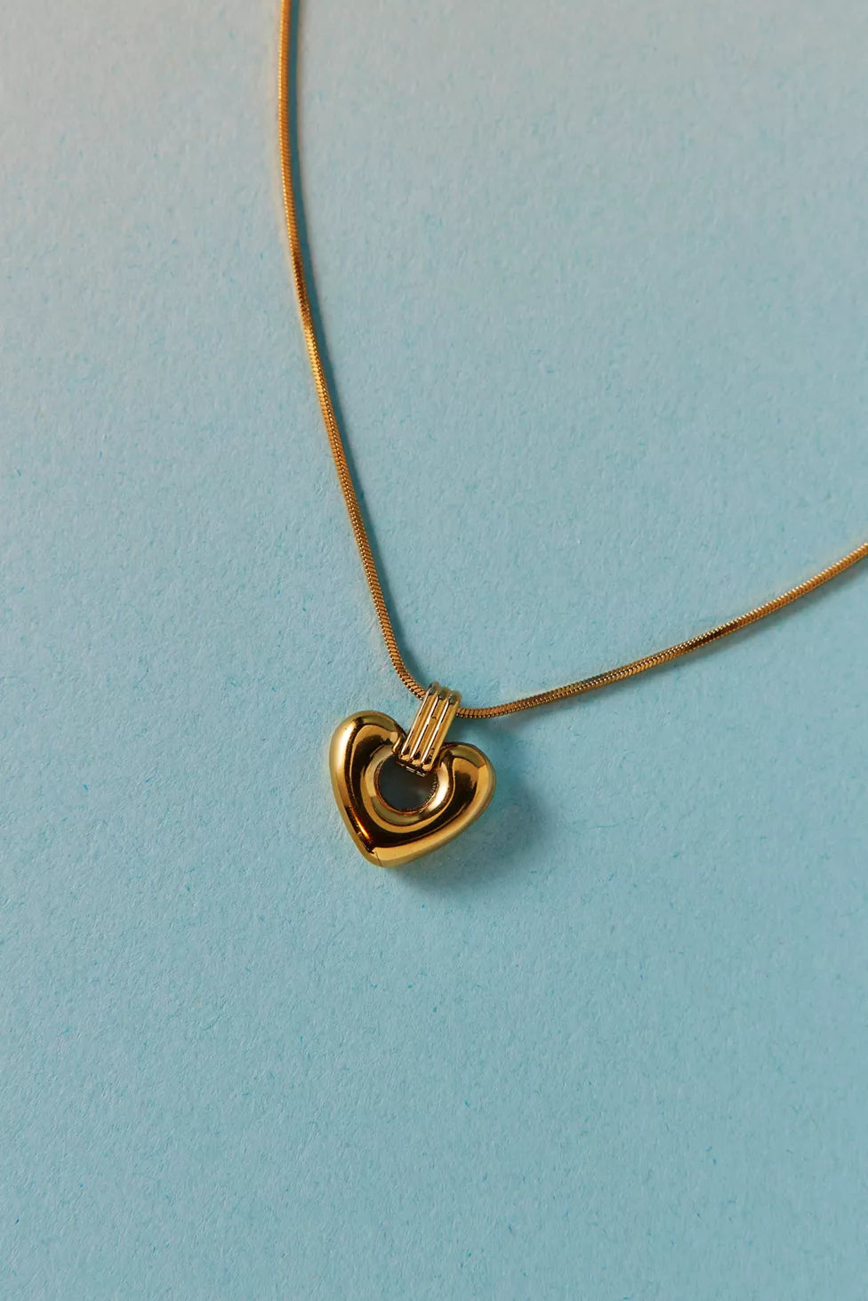 Waterproof Naomi Heart Pendant Necklace