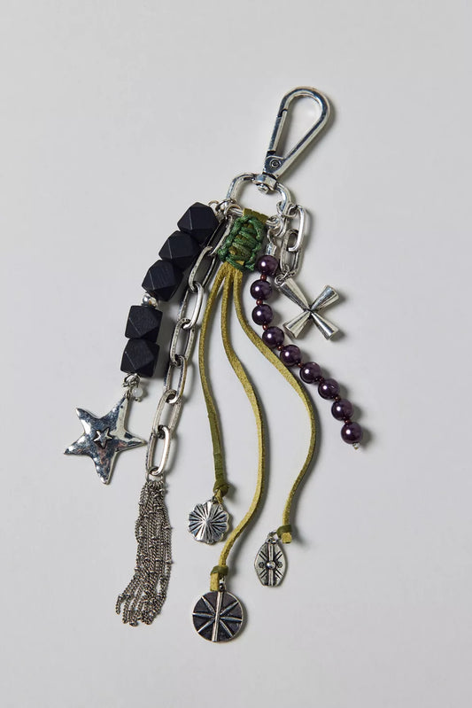 Charm Cluster Boho Keychain