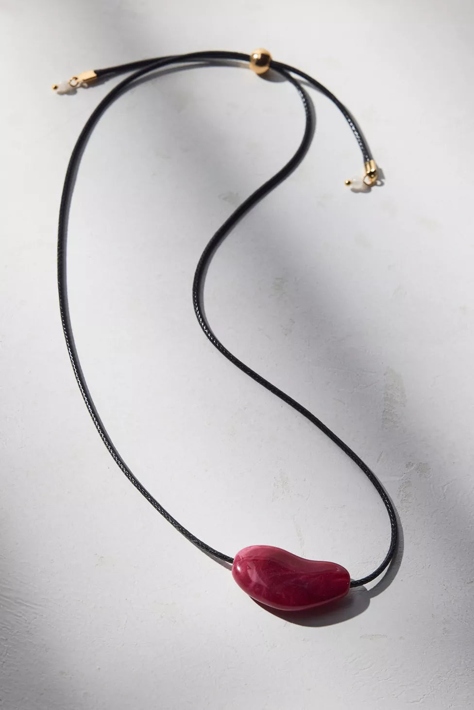 Chicago Resin Pendant Corded Necklace