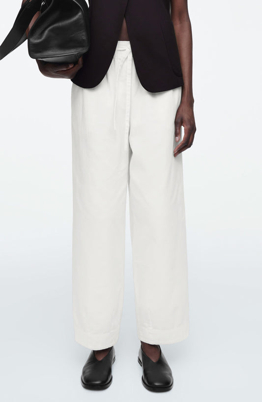 Organic Cotton Herringbone Pants