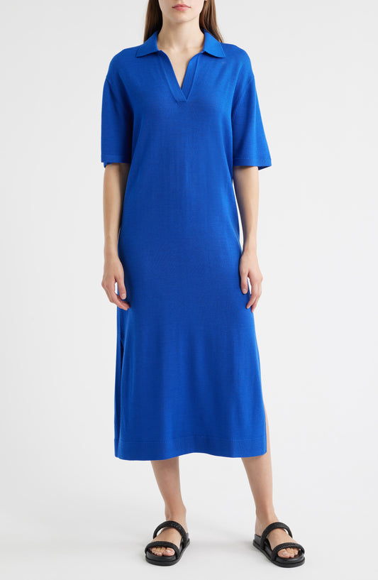 Merino Wool Polo Dress