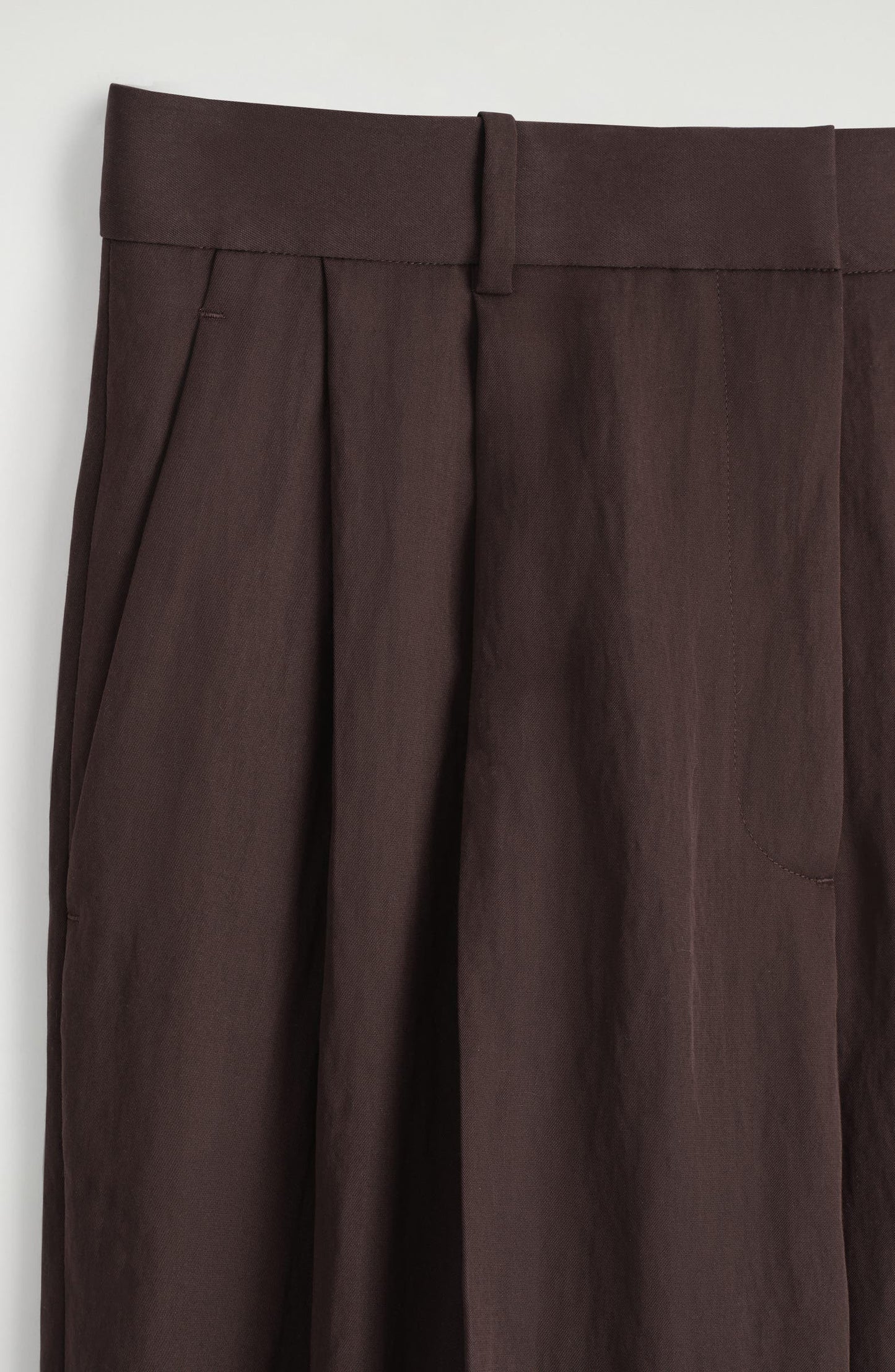 Pleated Wide Leg Pants