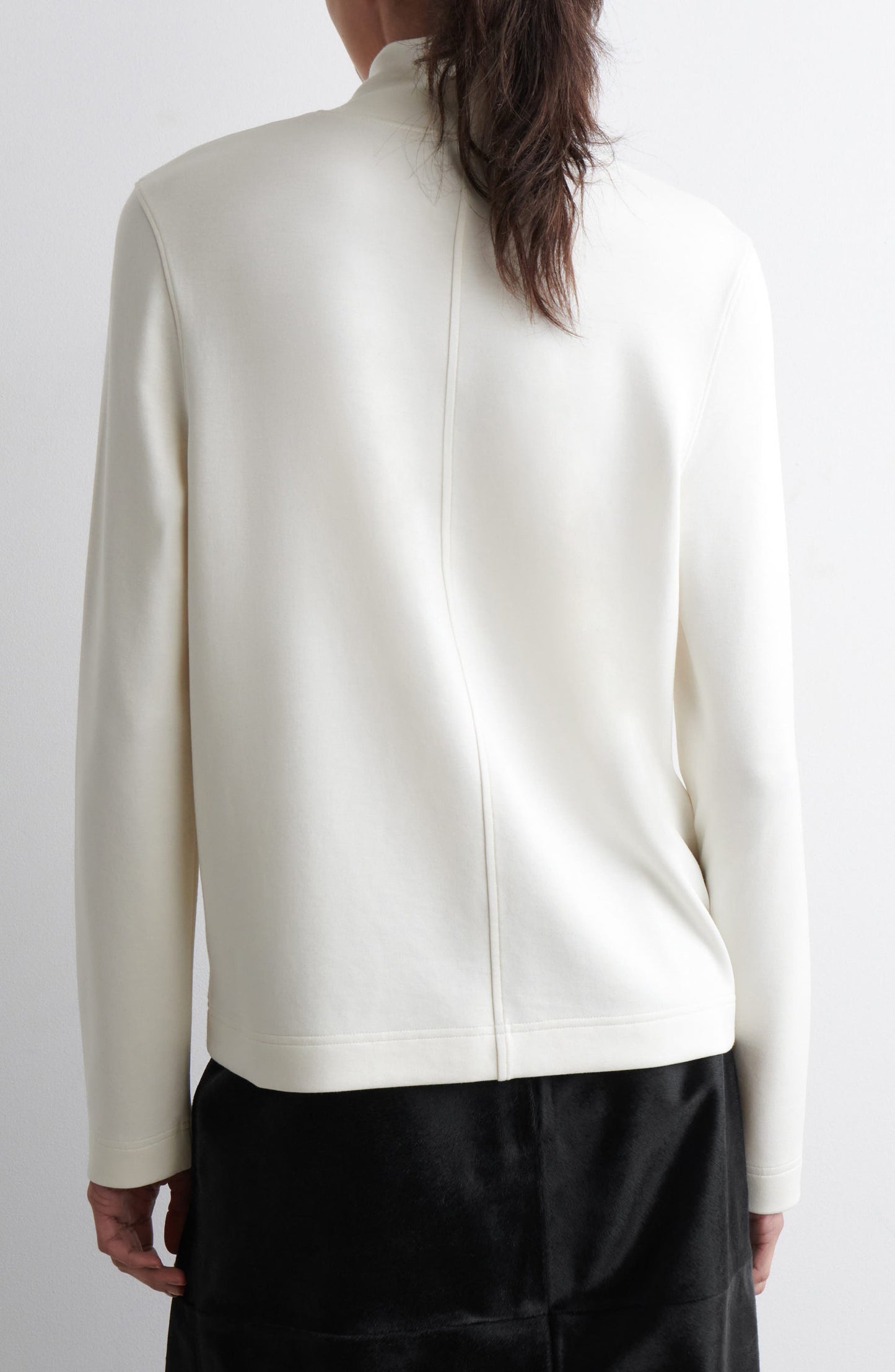 Elmas Mock Neck Long Sleeve Top