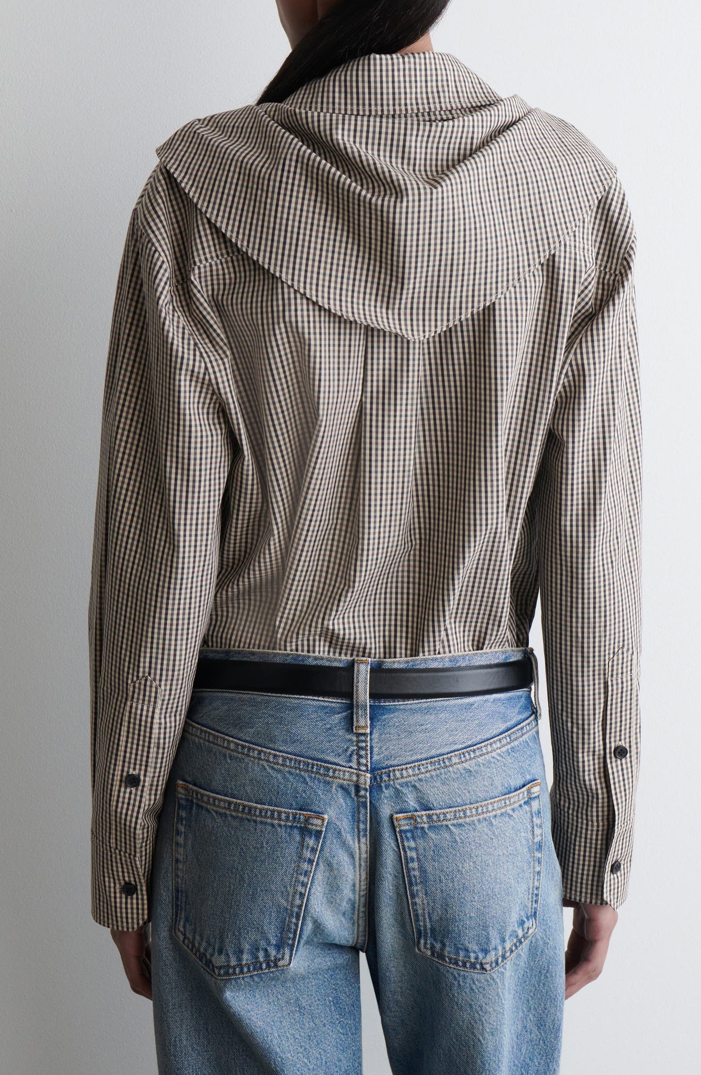 Check Print Woven Shirt
