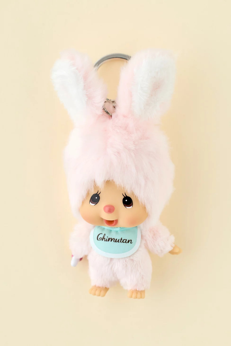 Monchhichi Friends Chimutan Bunny Plushie Keychain