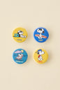 Three Potato Four X Peanuts Snoopy Joe Cool Button Pin Set