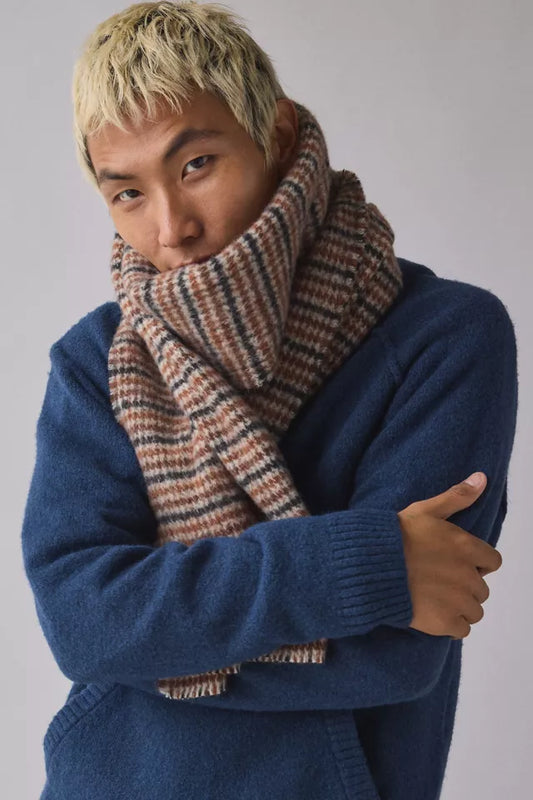 Houndstooth Pattern Scarf