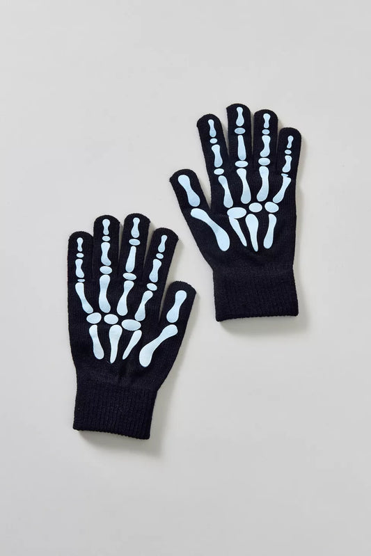 Skeleton Knit Glove