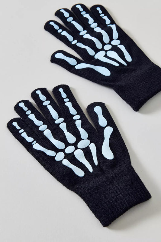 Skeleton Knit Glove