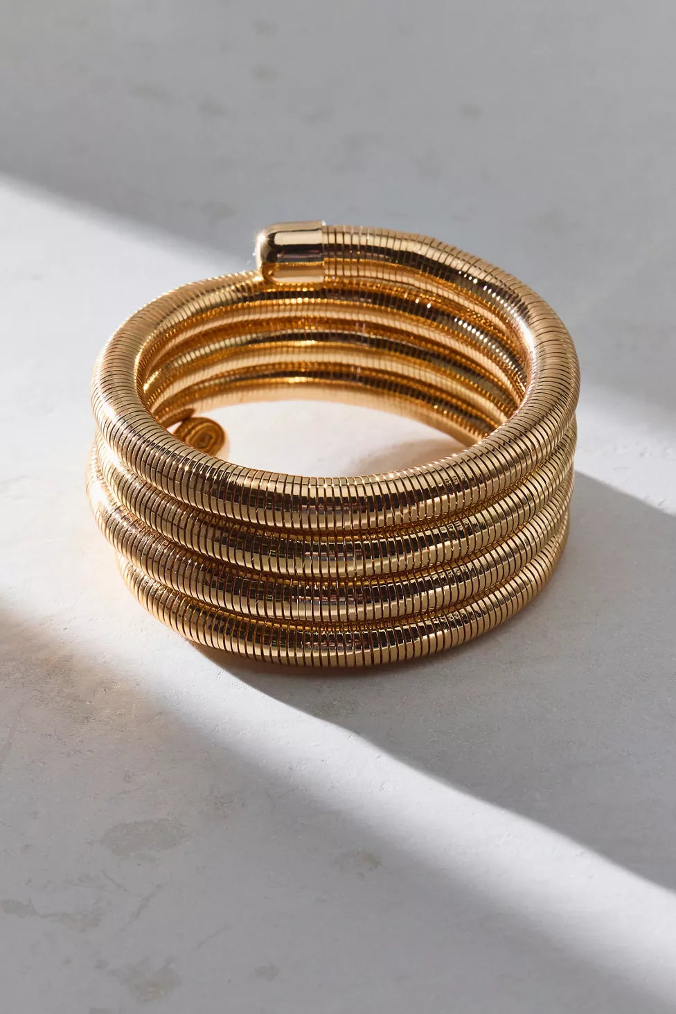 Metal Coil Wrap Bracelet