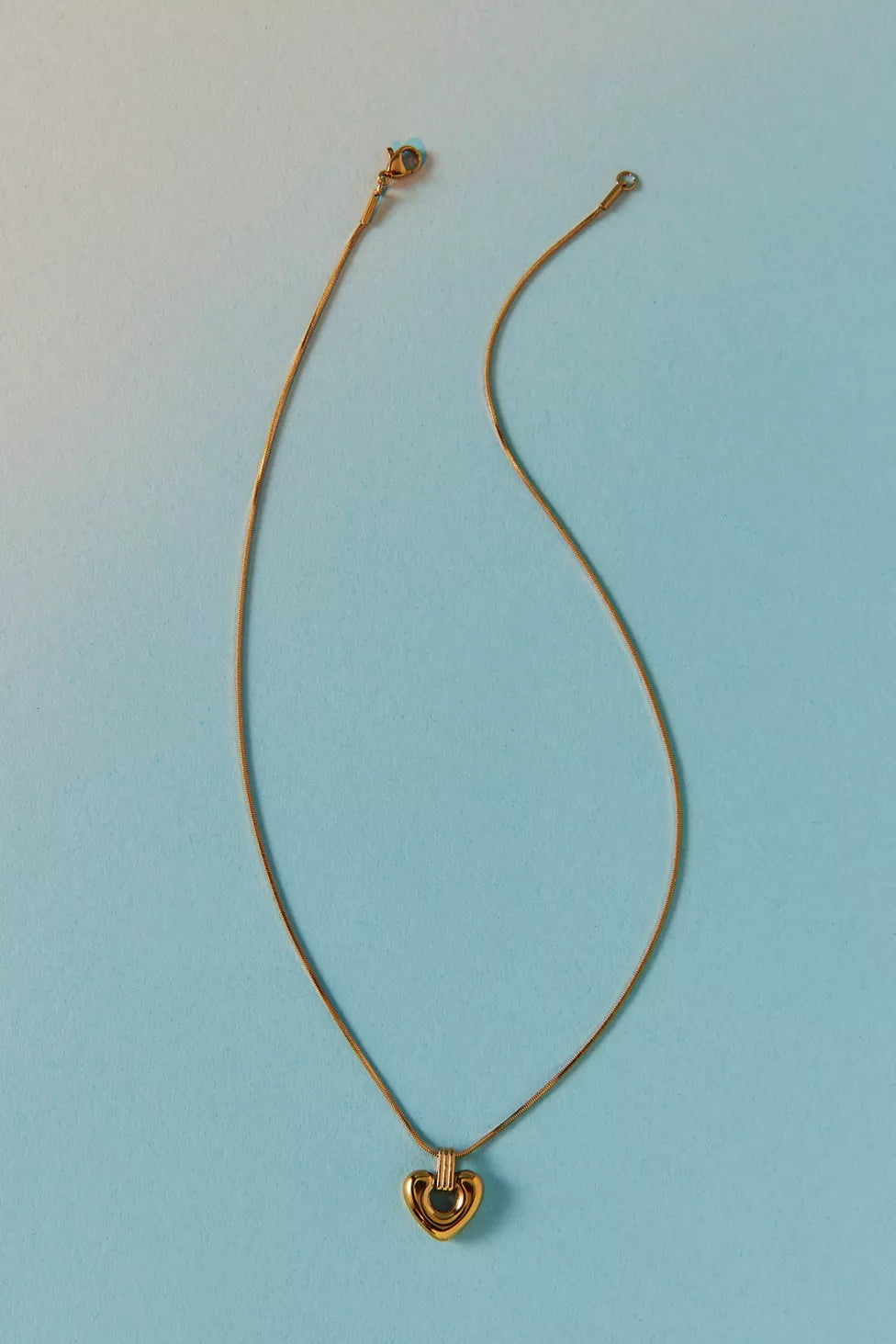 Waterproof Naomi Heart Pendant Necklace