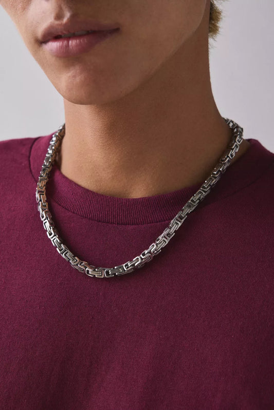 Stainless Steel Box Link Chain Necklace
