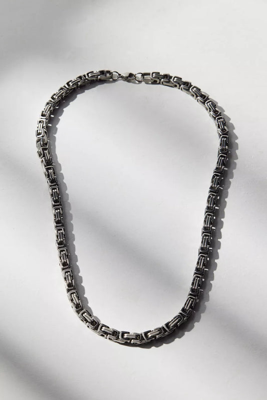 Stainless Steel Box Link Chain Necklace