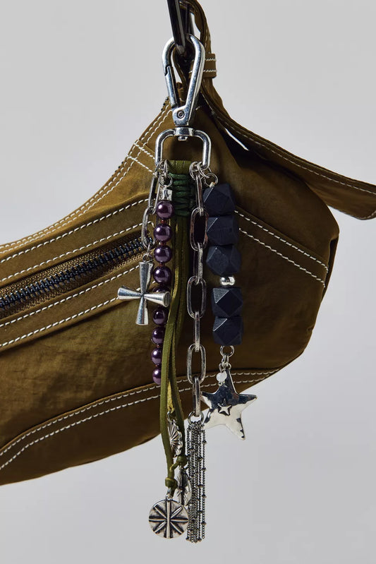 Charm Cluster Boho Keychain