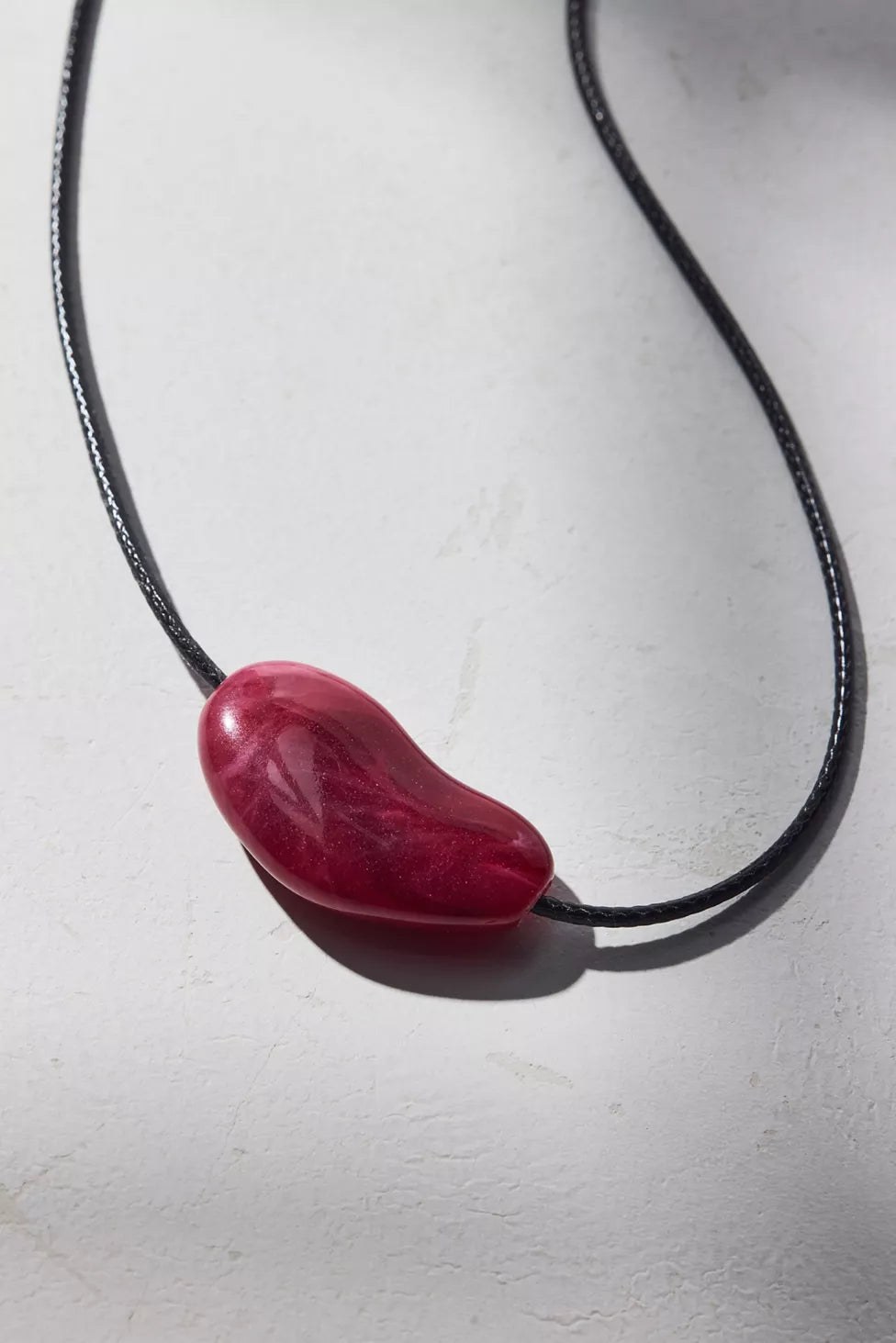 Chicago Resin Pendant Corded Necklace
