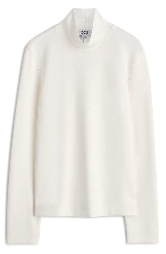 Elmas Mock Neck Long Sleeve Top