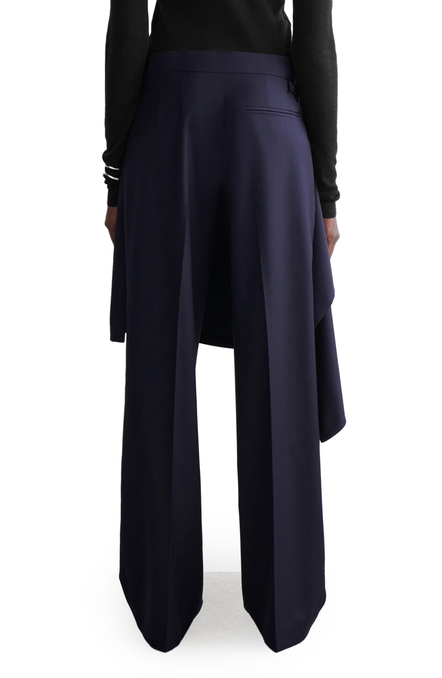 Ink Wool Skirt Pants