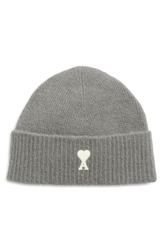 Ami de Coeur Appliqué Mohair Blend Cuffed Beanie