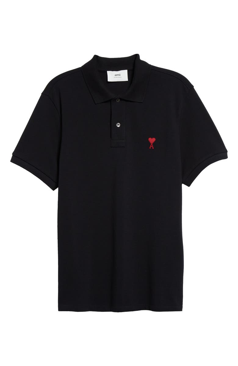 Ami de Coeur Embroidered Organic Cotton Polo
