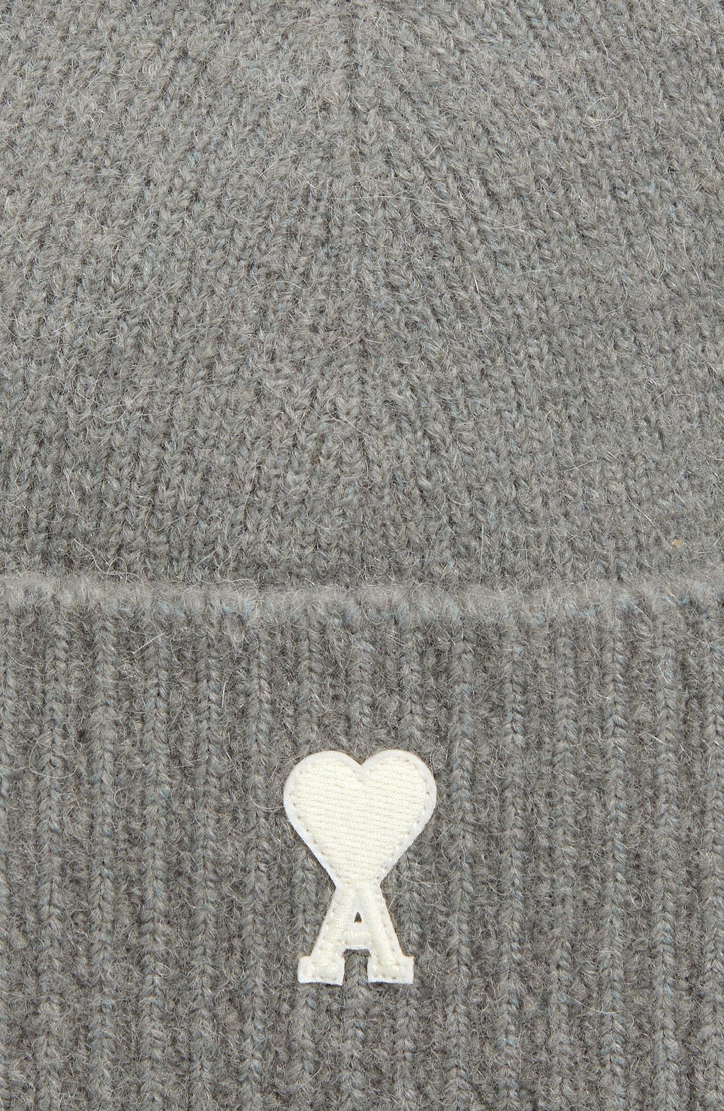 Ami de Coeur Appliqué Mohair Blend Cuffed Beanie