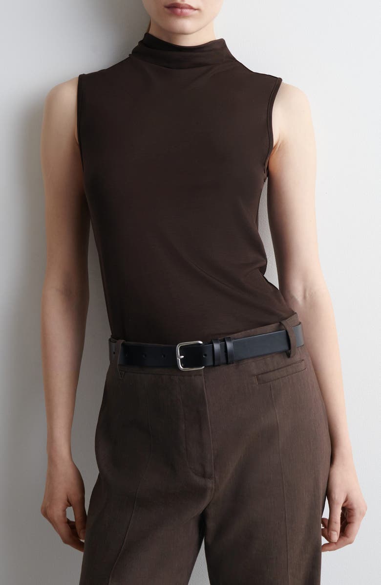 Drape Neck Sleeveless Top