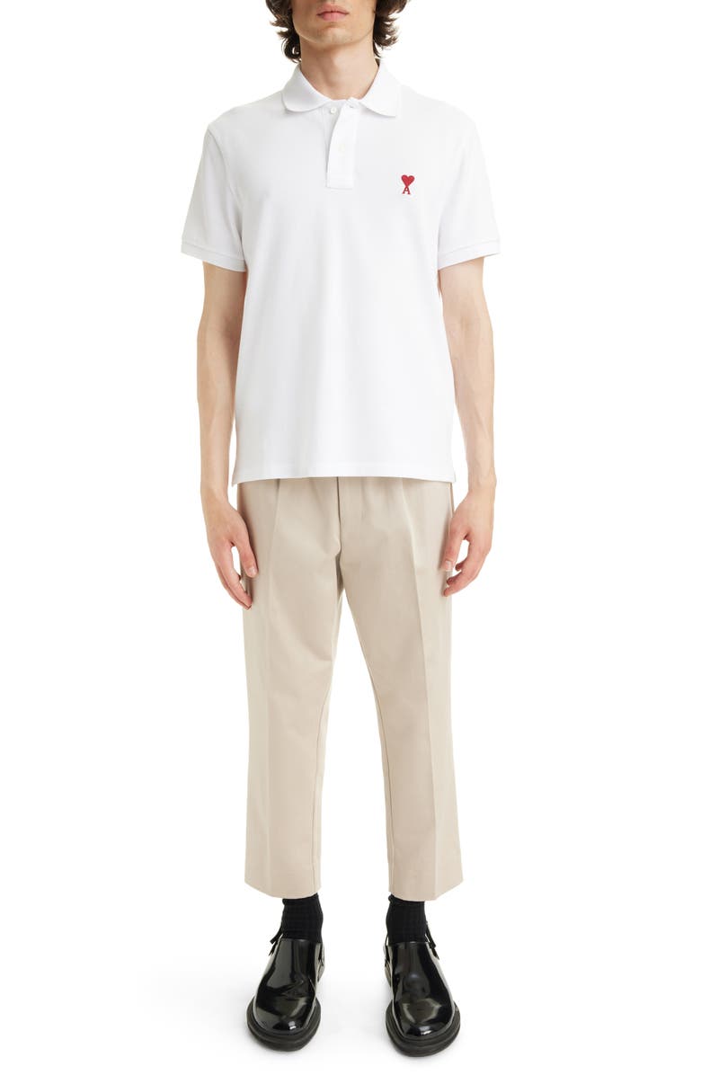 Ami de Coeur Embroidered Organic Cotton Polo