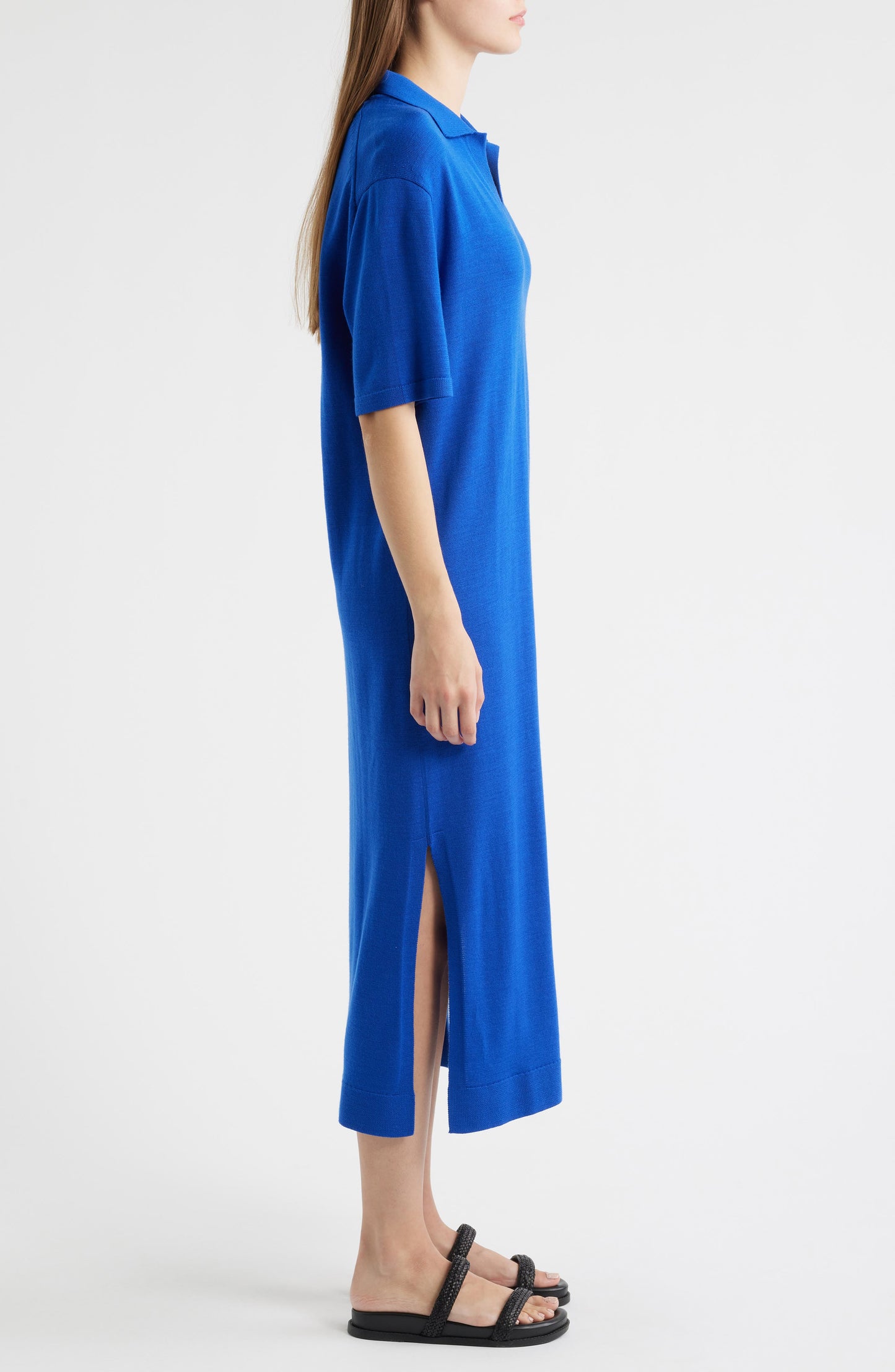 Merino Wool Polo Dress