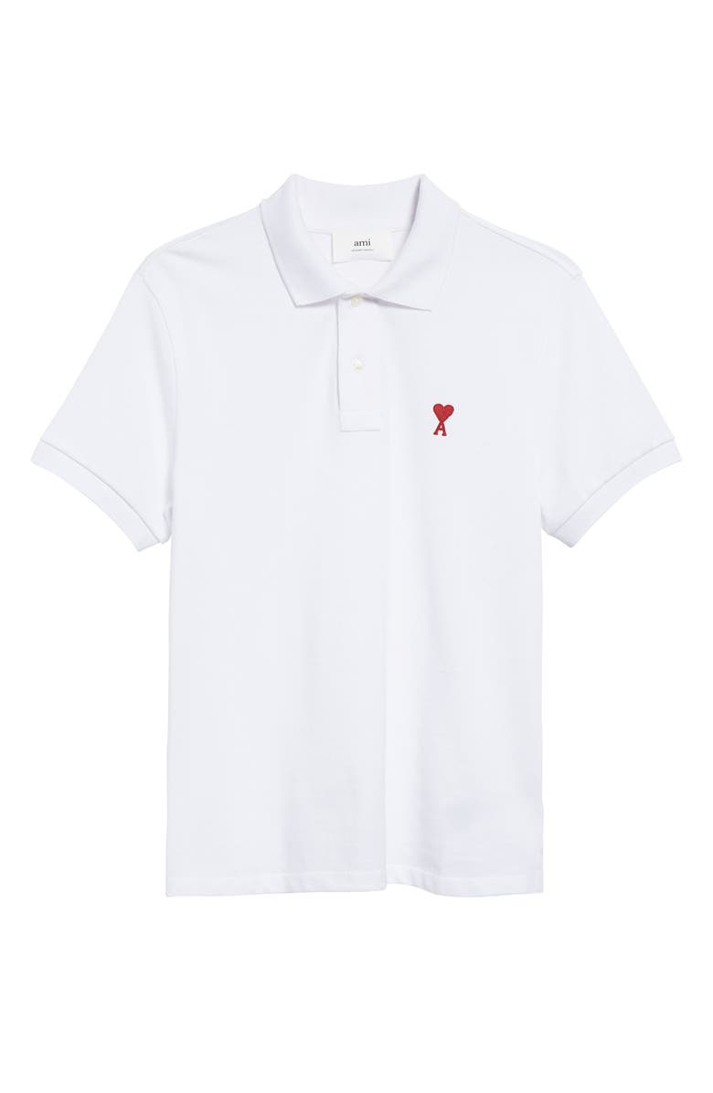 Ami de Coeur Embroidered Organic Cotton Polo
