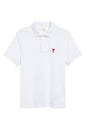Ami de Coeur Embroidered Organic Cotton Polo