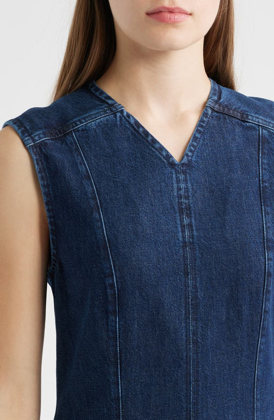 Patchwork Denim Dress