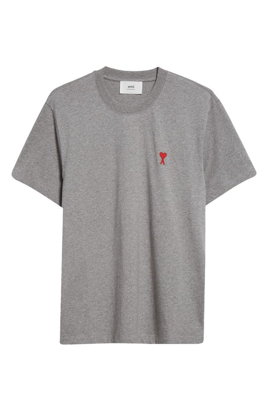 AMI Alexandre Mattiussi Men's Ami de Coeur Embroidered Organic Cotton T-Shirt
