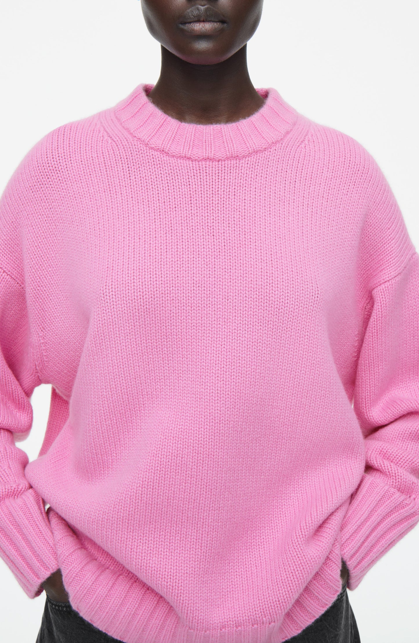 Oversize Cashmere Crewneck Sweater