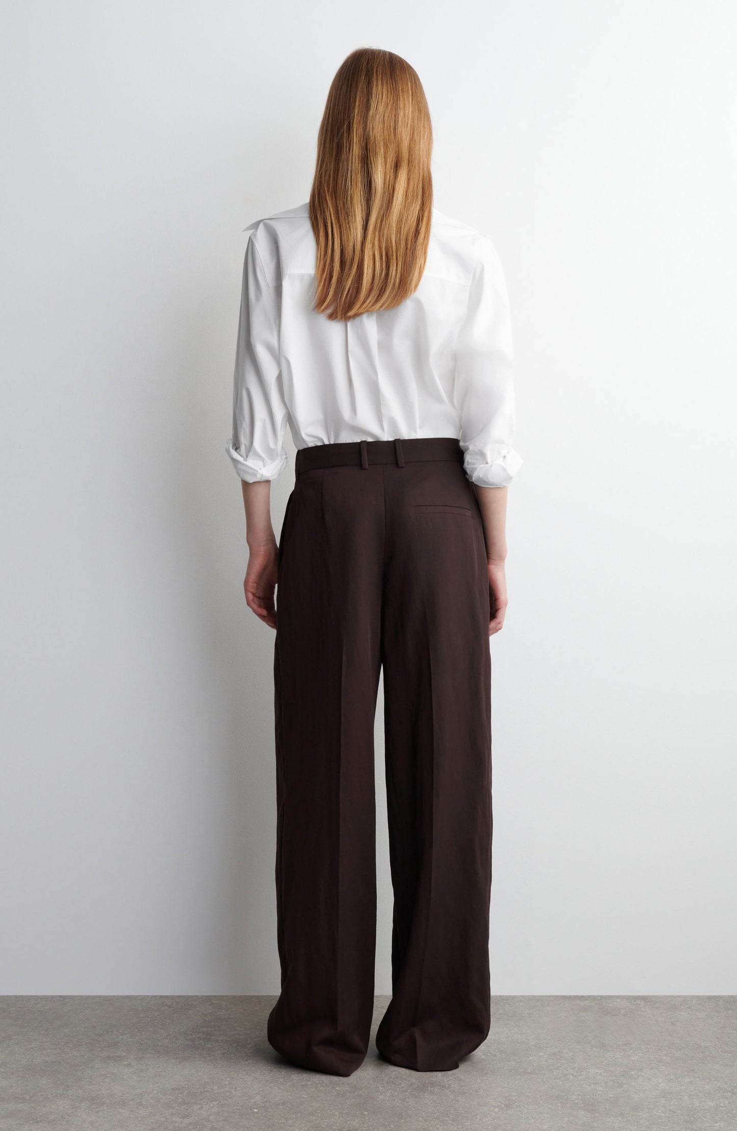 Pleated Wide Leg Pants