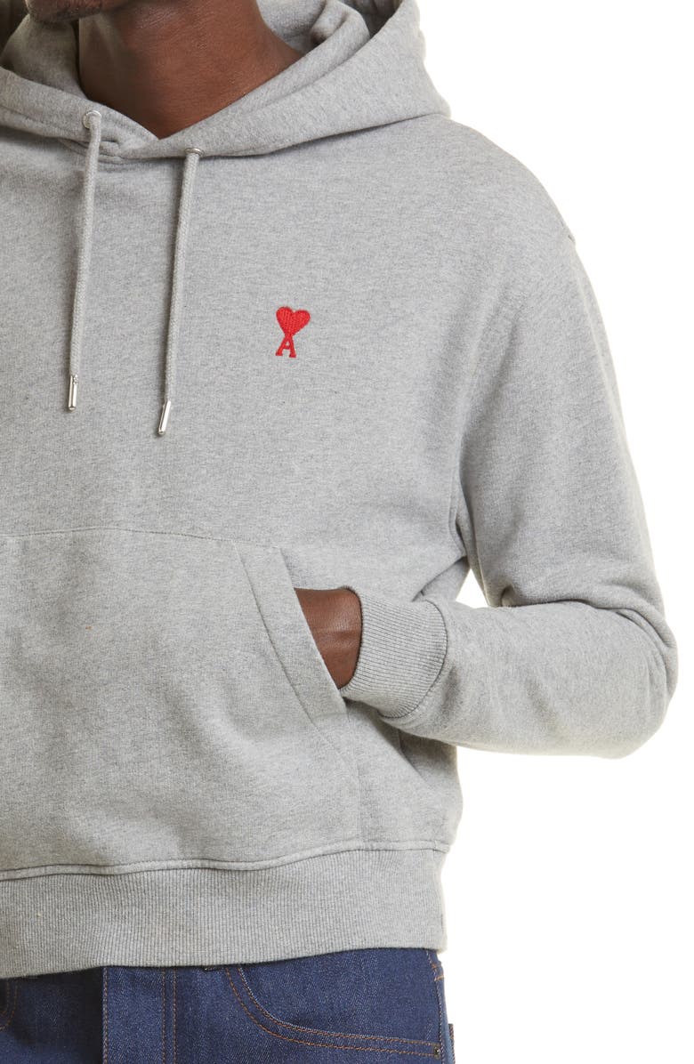 AMI Alexandre Mattiussi Ami De Coeur Oversize Organic Cotton Hoodie