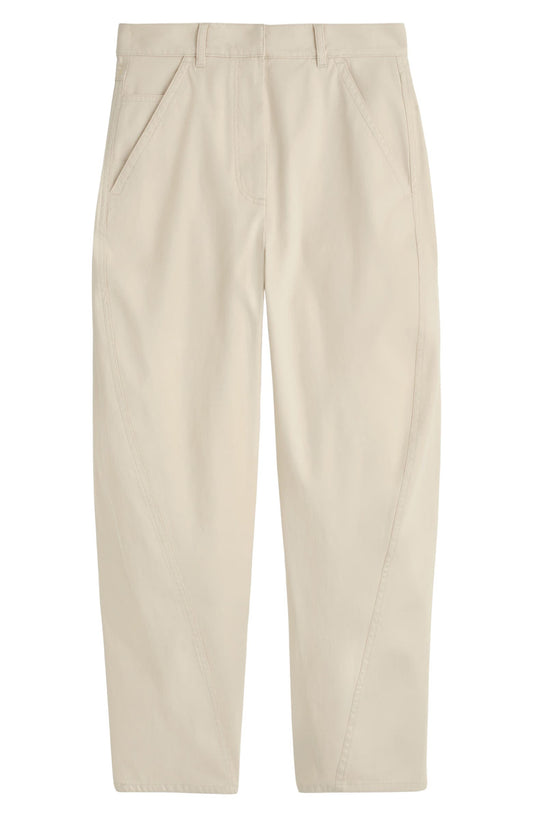 Batten Tapered Cotton Ankle Pants