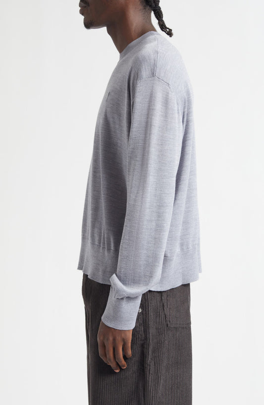 Ami de Coeur Embroidered Wool & Silk Sweater