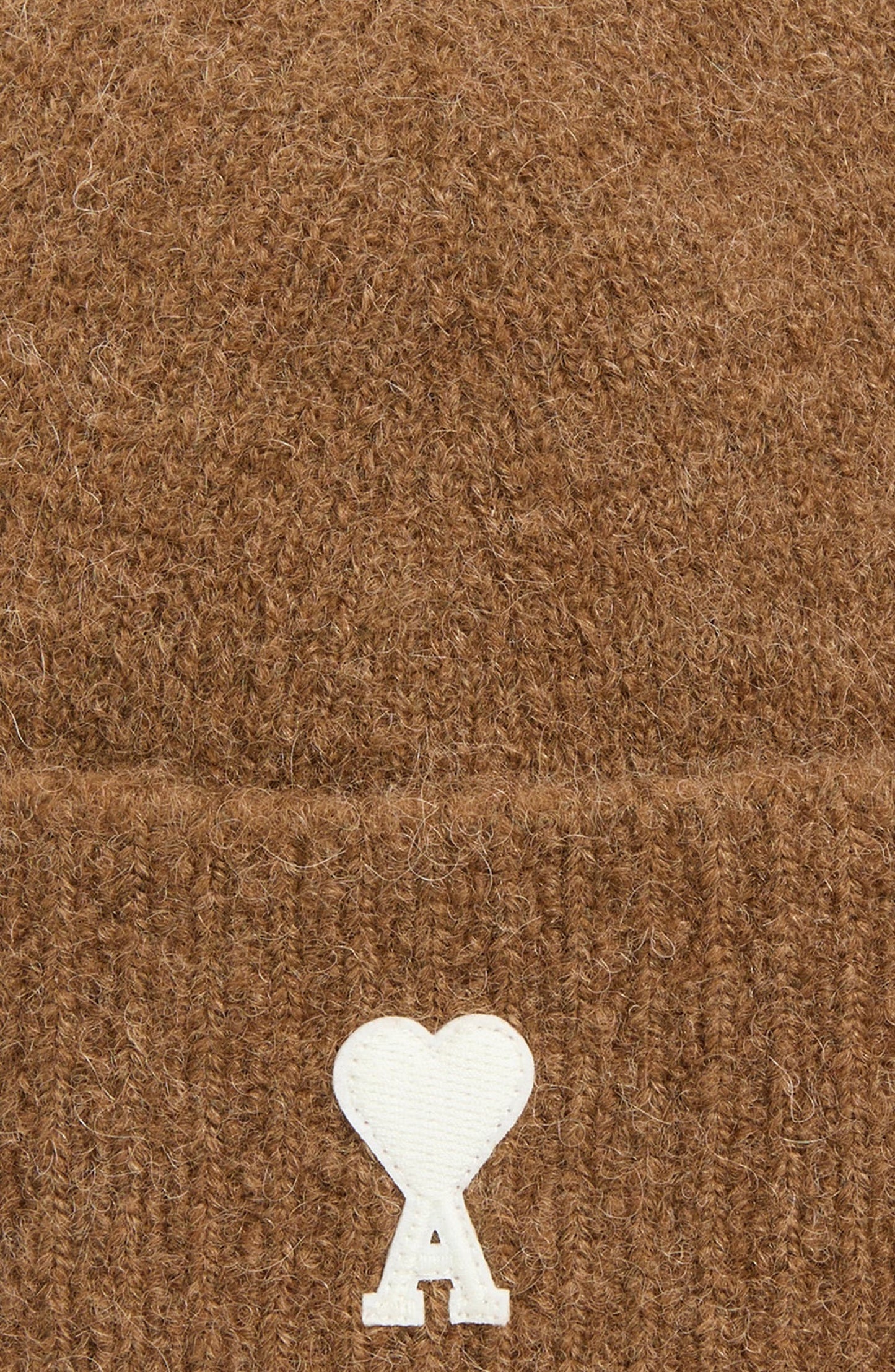 Ami de Coeur Appliqué Mohair Blend Cuffed Beanie