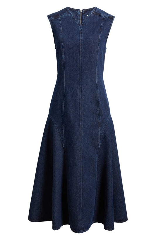 Patchwork Denim Dress