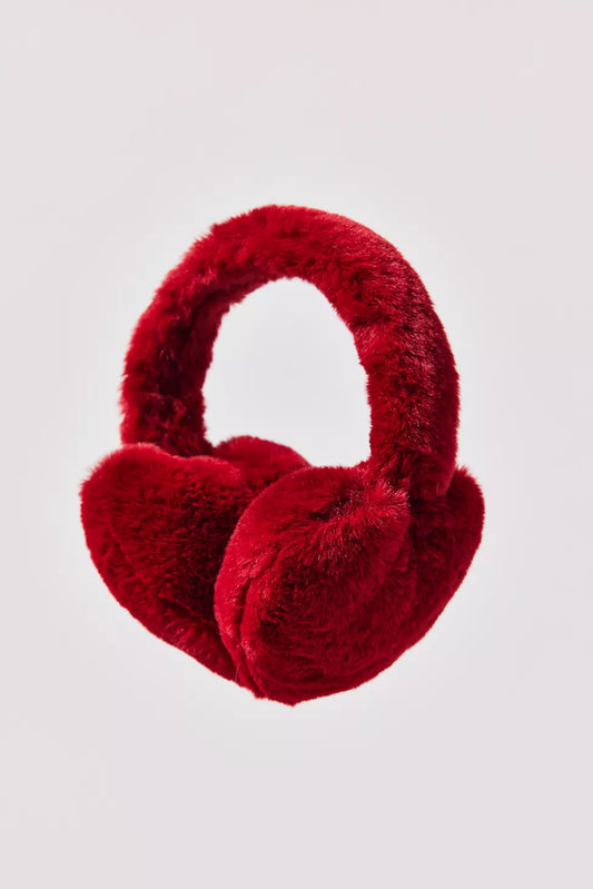 Heart Faux Fur Earmuffs