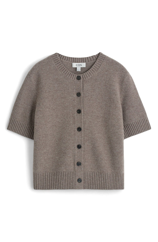 Celtis Short Sleeve Merino Wool Cardigan