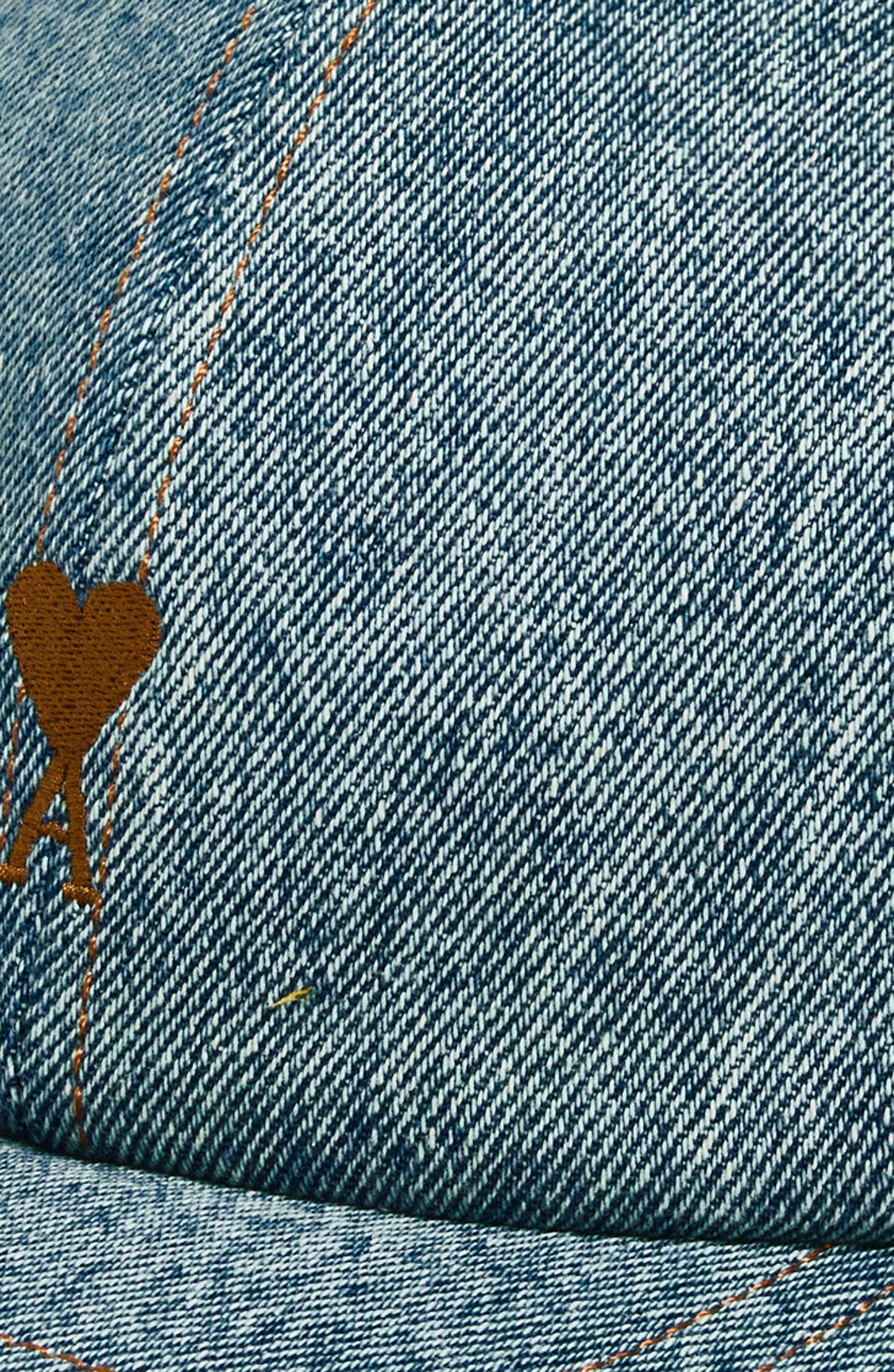 Ami de Coeur Embroidered Denim Baseball Cap