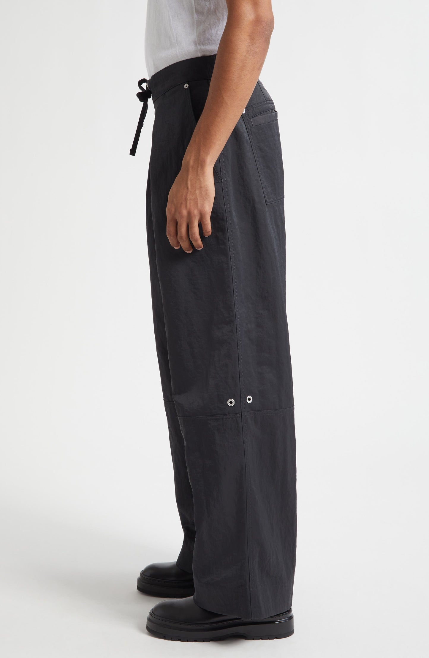 Wide Leg Nylon Pants