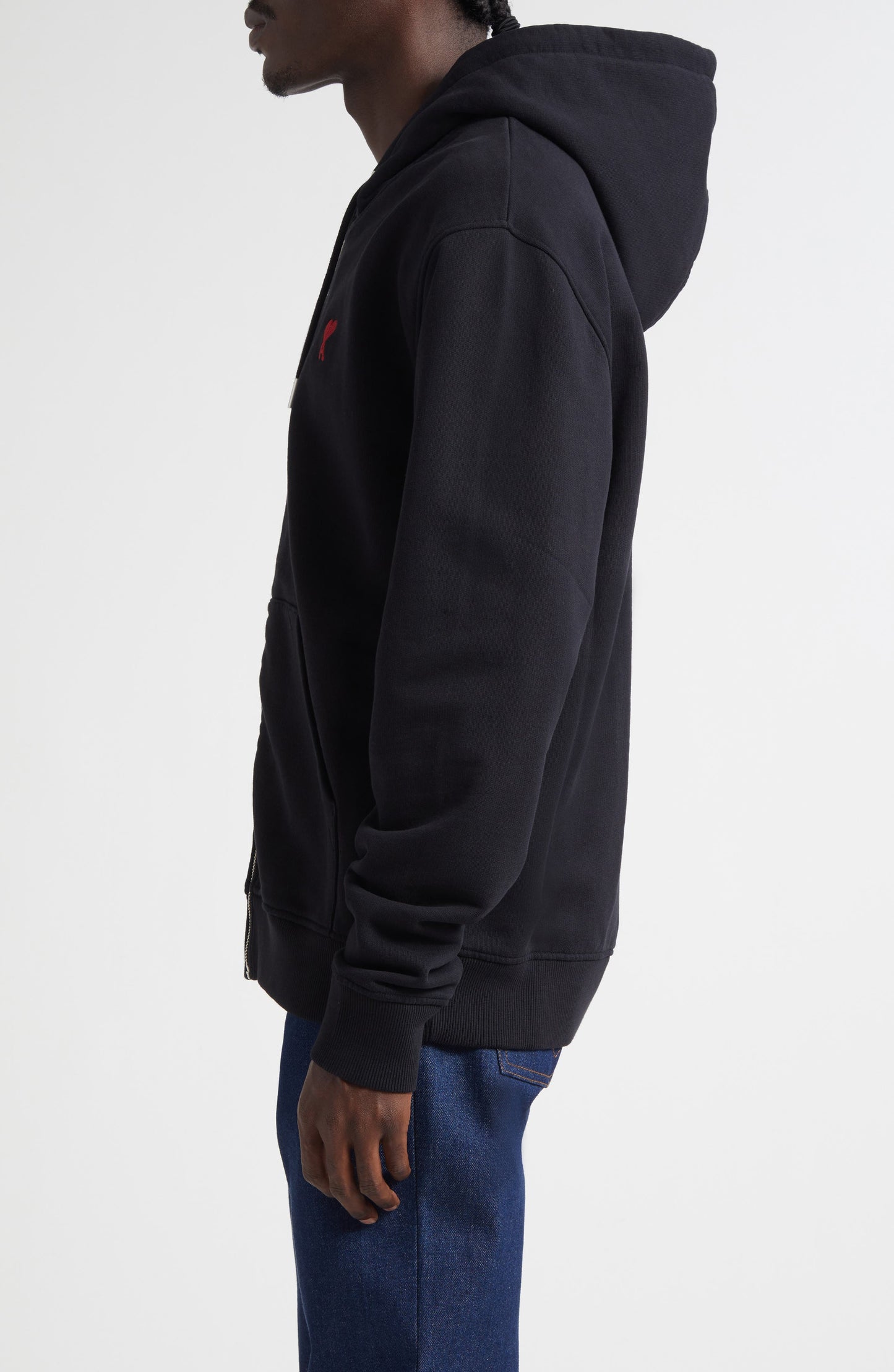 Ami de Coeur Logo Embroidered Zip Hoodie