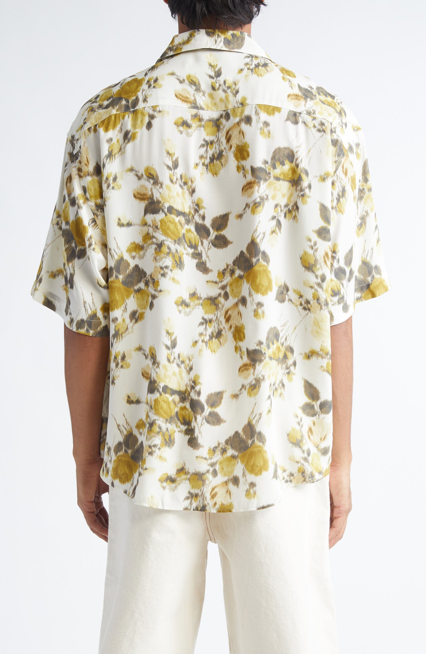 Floral Print Camp Shirt