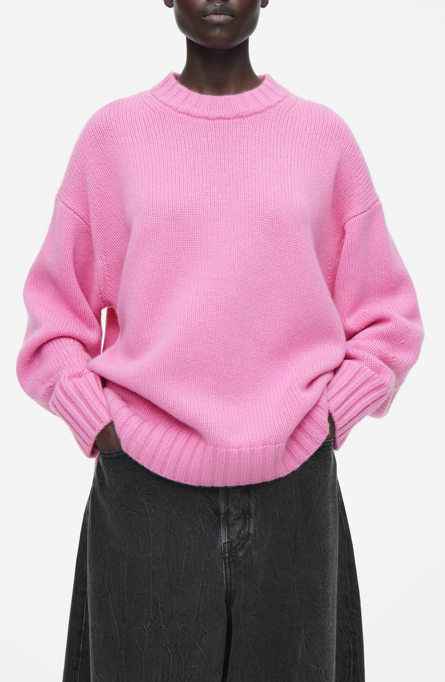 Oversize Cashmere Crewneck Sweater