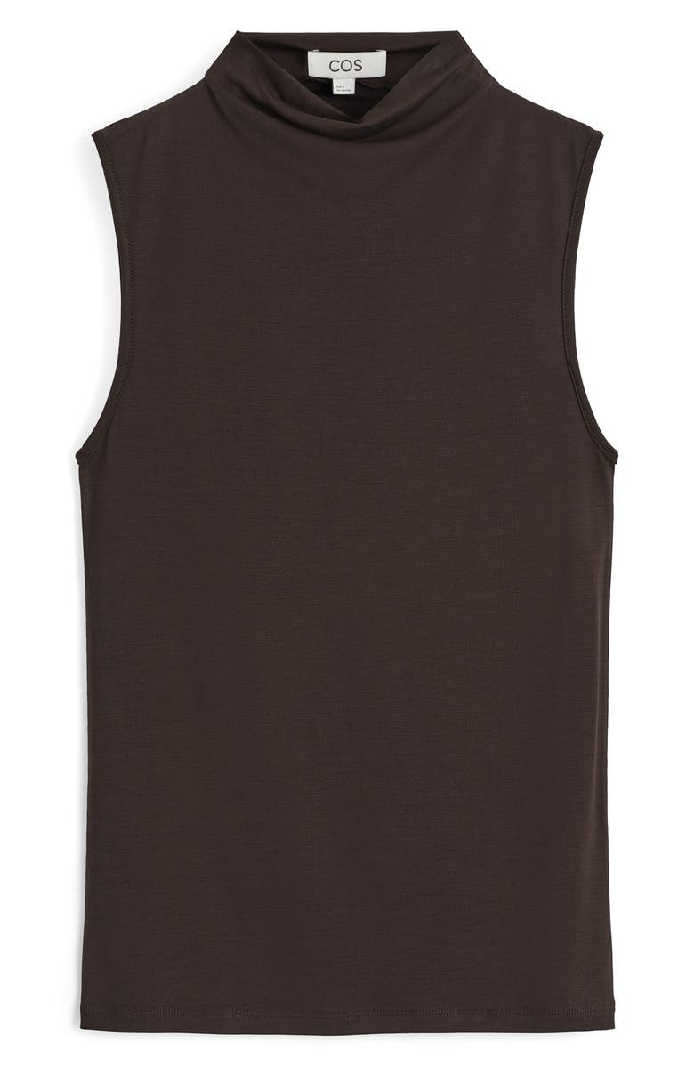Drape Neck Sleeveless Top