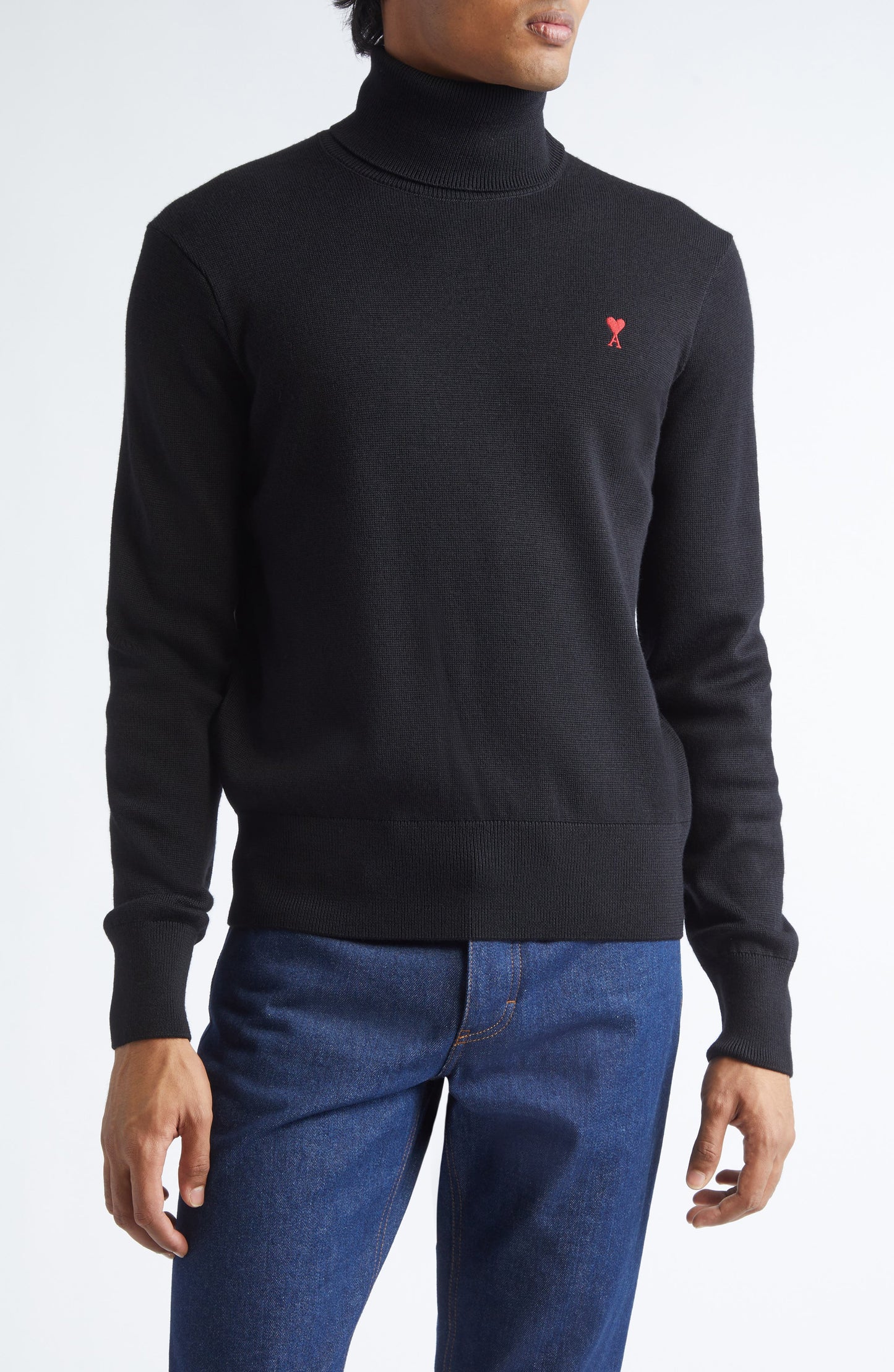 Ami De Coeur Merino Wool Turtleneck Sweater