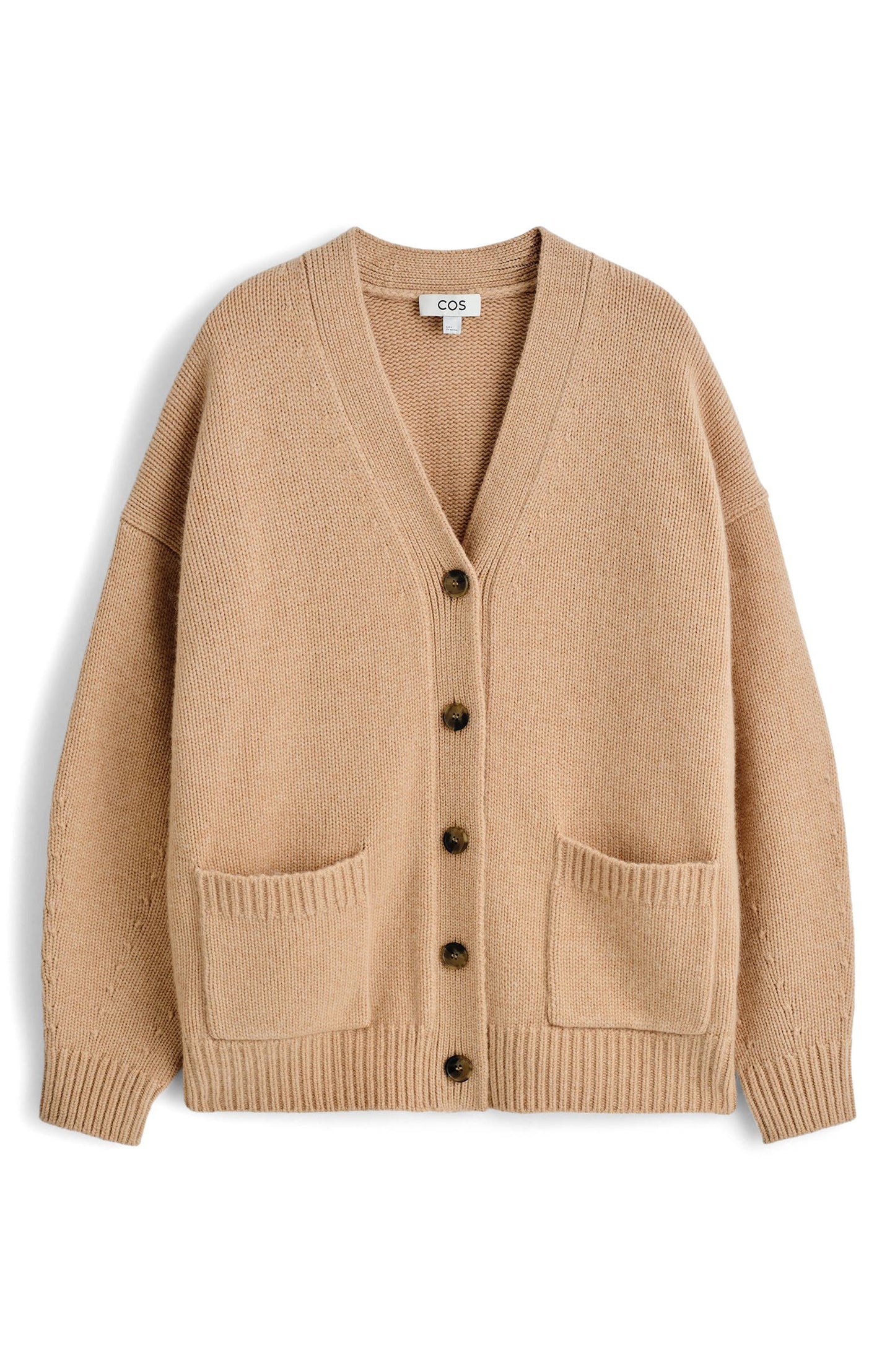 V-Neck Wool Cardigan